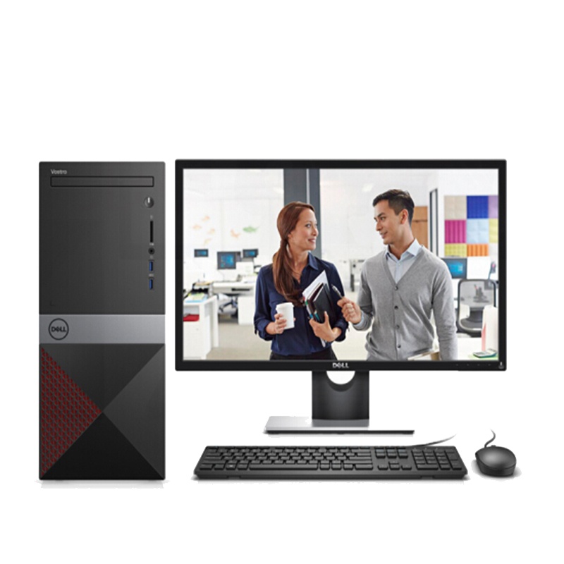 戴尔(DELL)成就3671-R15N8R 商用台式机电脑 21.5英寸屏(Intel i7-9700 8GB 1TB 集显 Win10 无光驱)