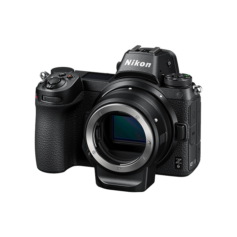 尼康(Nikon) 微单相机 Z6单机身+FTZ+32GXQD卡+原装相机包 2450万像素 全画幅微单相机