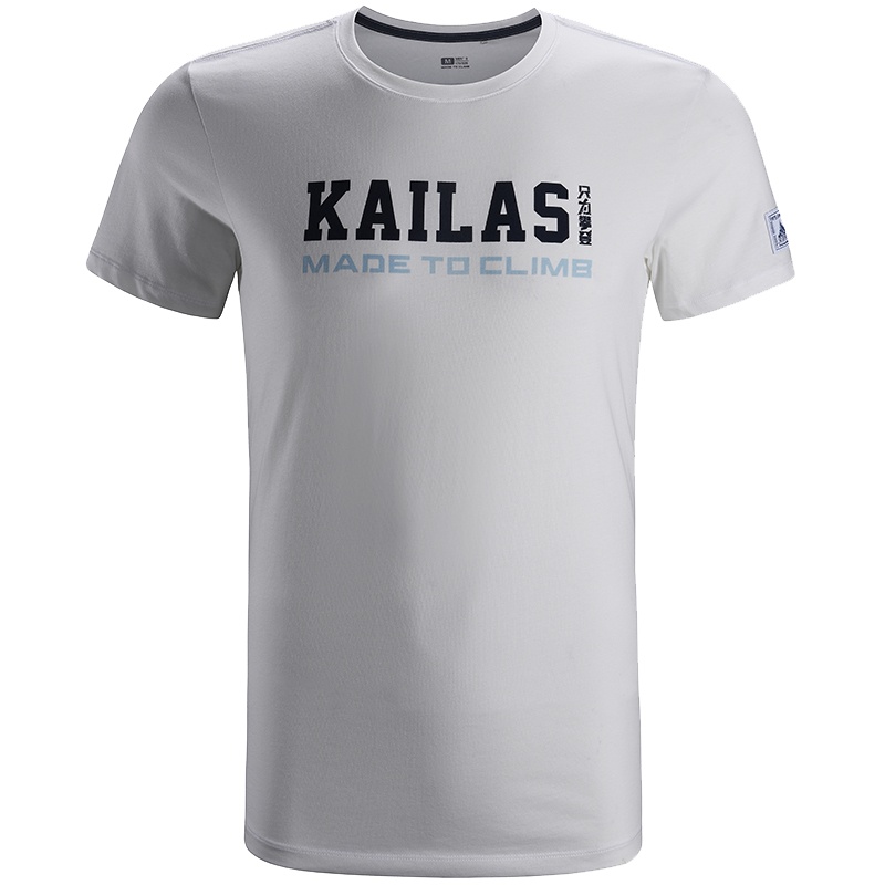 Kailas凯乐石 春夏新品户外运动T恤男女款罗静14座山峰纪念T恤KG710566