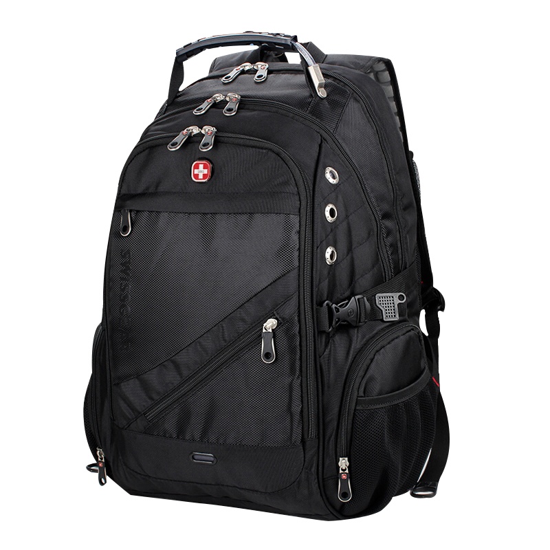 SWISSGEAR瑞士军刀 新品双肩包商务学生双肩电脑包 电脑数码包 旅行包 书包 银色