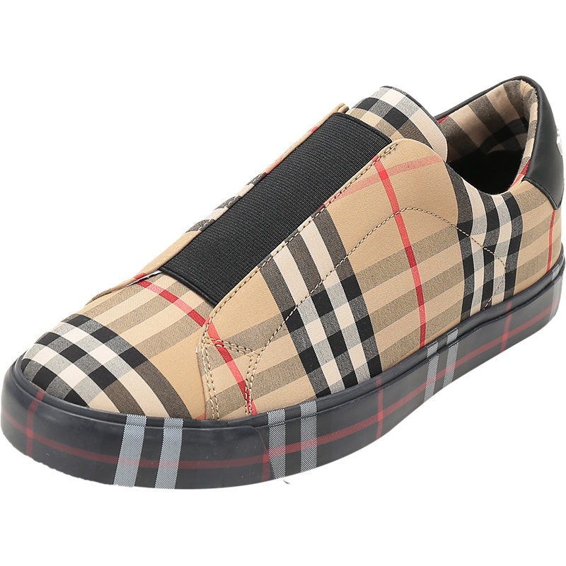 BURBERRY 博柏利 男款 织物套穿式运动鞋平底鞋 80098851