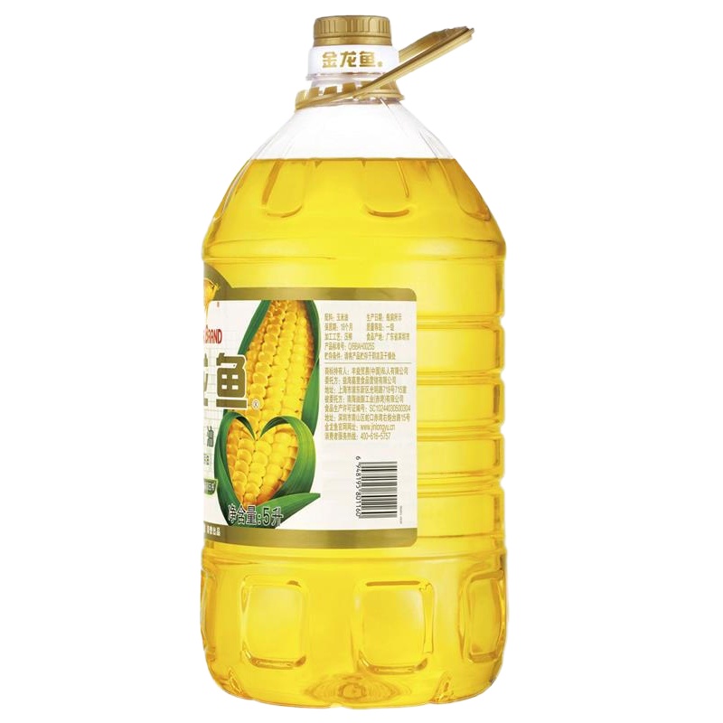 金龙鱼 食用油 非转基因 压榨 玉米油5L