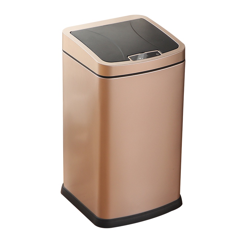 欧润哲(ORANGE) 香槟金9升12升垃圾桶智能感应自动开关免脚踏家用卫生桶收纳桶100212 100213