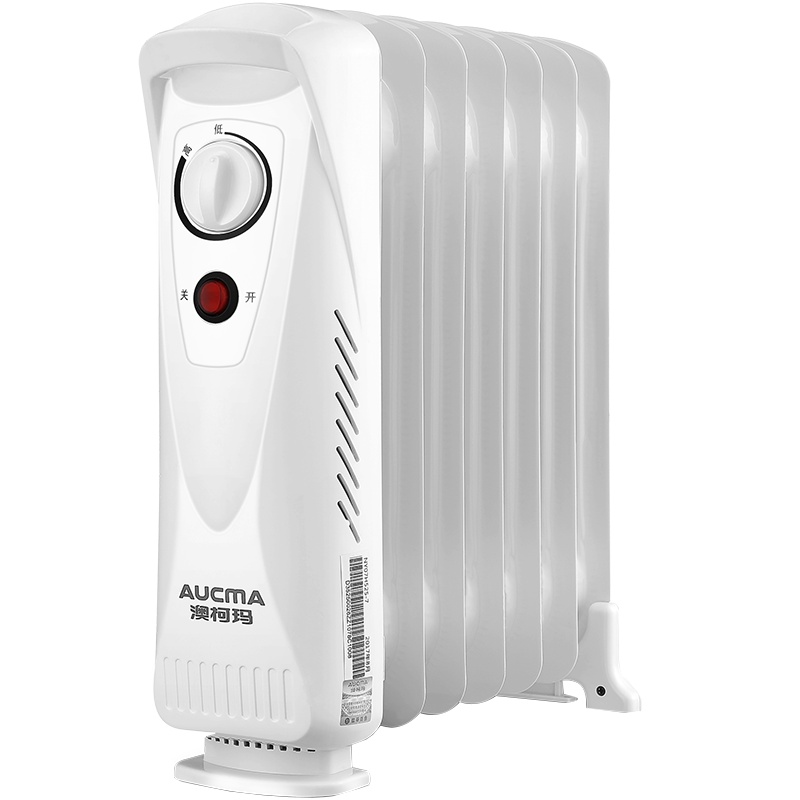 澳柯玛(AUCMA)取暖器油汀NY07H525-7 办公快速升温 7片速热 宿舍家用省电 小型电暖器电暖气700W