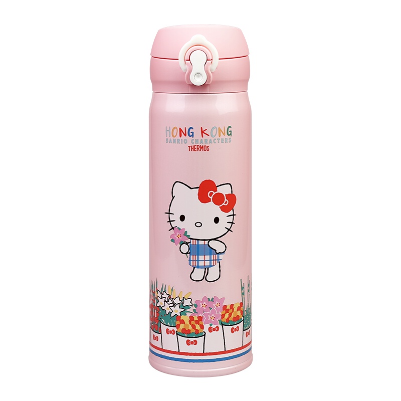 [hello kitty联名款]THERMOS膳魔师 儿童304不锈钢保温杯特别款JNL-501-MANKTF500Ml