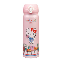 [hello kitty联名款]THERMOS膳魔师 儿童304不锈钢保温杯特别款JNL-501-MANKTF500Ml