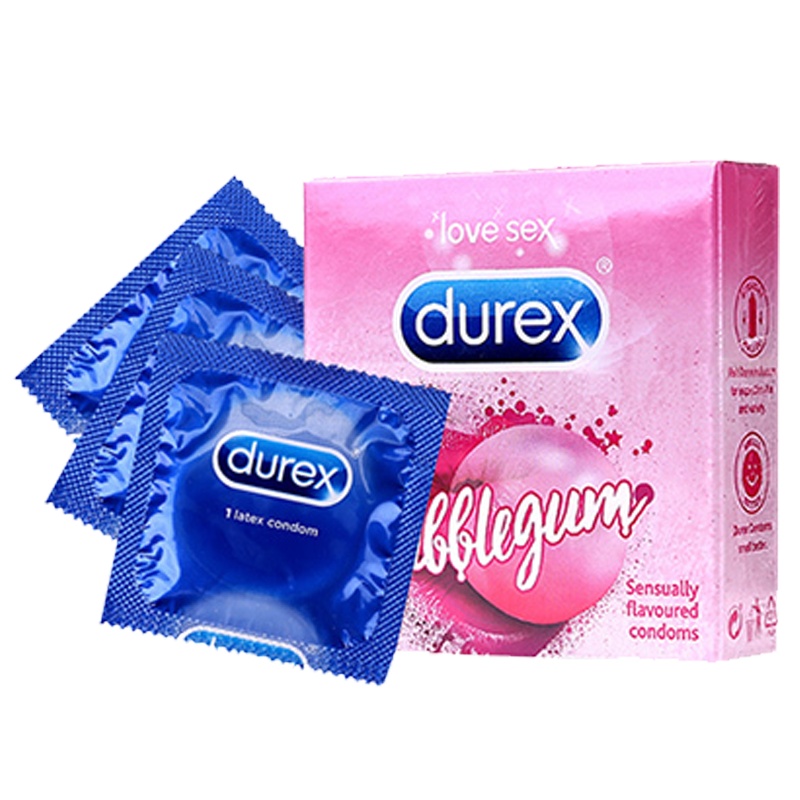 [杜蕾斯低价清货]杜蕾斯泡泡糖安全套 3只装