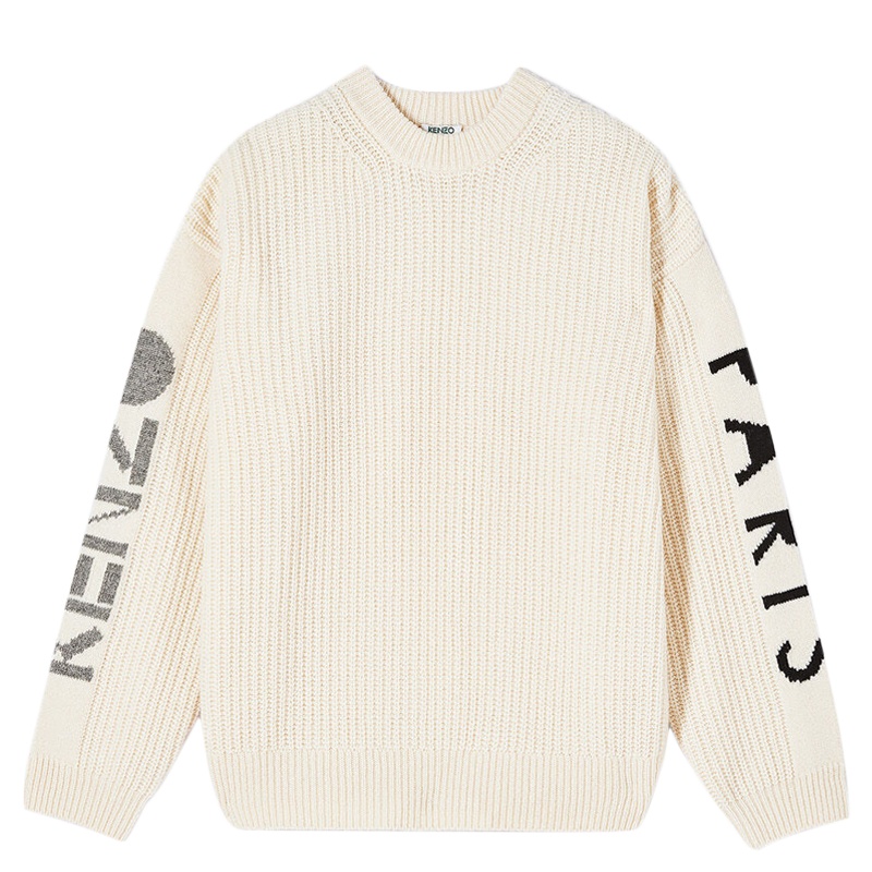 [直营]KENZO 高田贤三 男士Logo印花针织毛衣