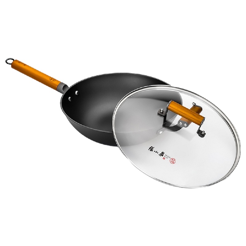 张小泉 原铁精铸炒锅 32CM