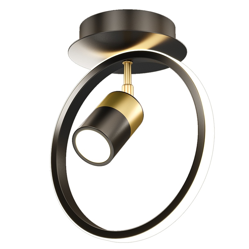 七只蚂蚁简约现代现代北欧过道灯金色过道灯走廊灯走廊灯过道灯简约现代北欧阳台网红衣帽间射灯个性创意入户玄关灯走廊过道灯JH