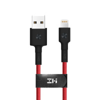 ZMI USB Cable 2m 红色苹果编织数据充电线 通过苹果MFI认证 支持快充 稳定高效耐用