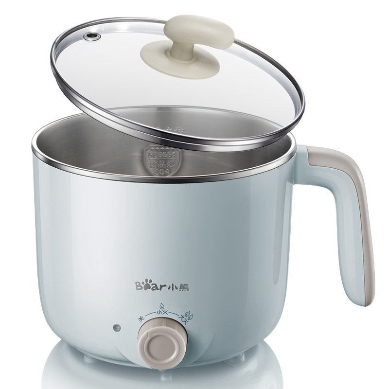 小熊（Bear）电煮锅 小电锅电火锅多功能迷你电热锅宿舍锅1.2L DRG-C12R5（xl）