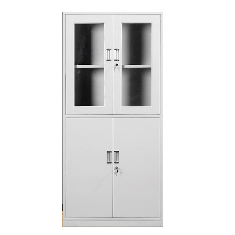 [一鹏]文件柜 等体器械办公室铁皮柜 档案柜资料柜 工具矮柜储物柜 带锁阳台小柜子