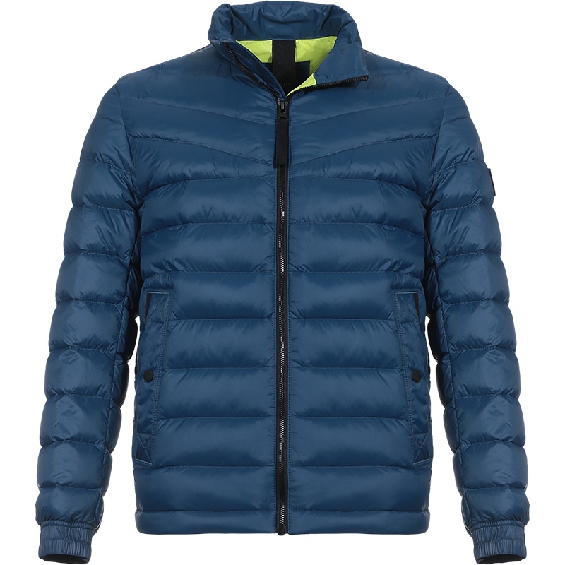 HUGO BOSS 雨果博斯 男士 聚酰胺纤维薄款鸭绒羽绒服外套 50420088