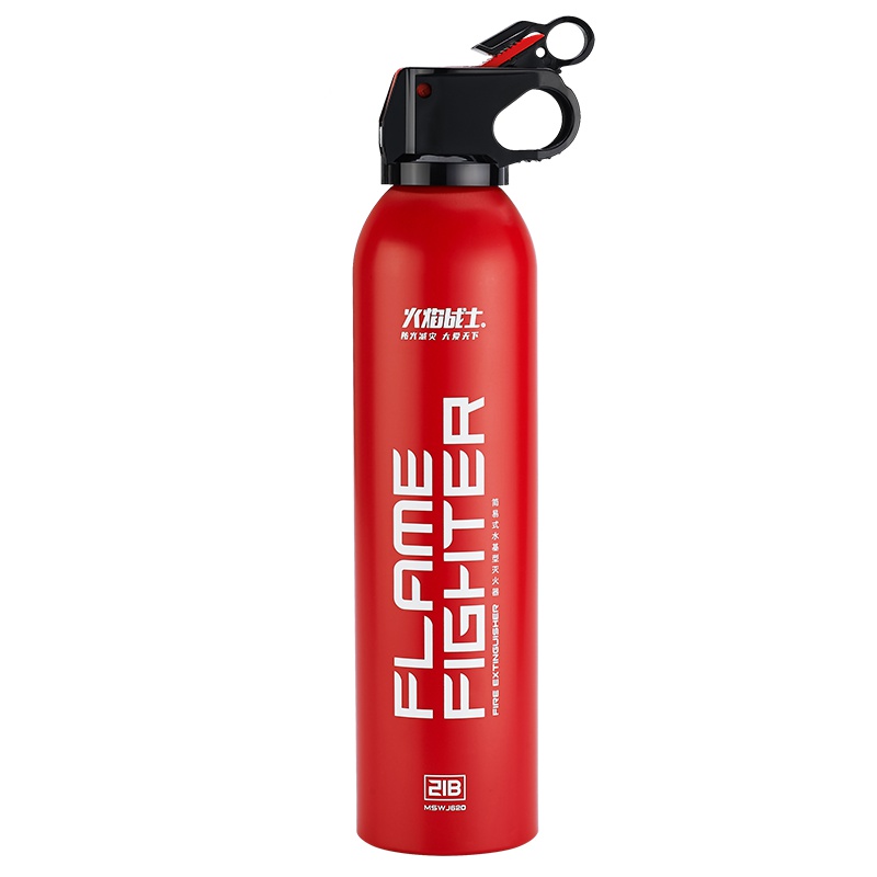 FlameFighter(火焰战士)水基灭火器汽车用车载灭火器 轿车家用手提小型便携消防器材年检用MSWJ620