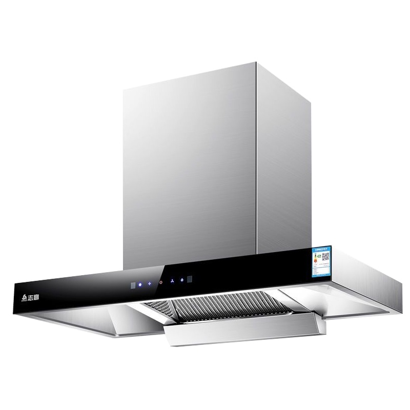 志高(CHIGO) H097AK 欧式 顶吸式抽油烟机 家用大吸力自动清洗智能触控T型脱排吸油烟机