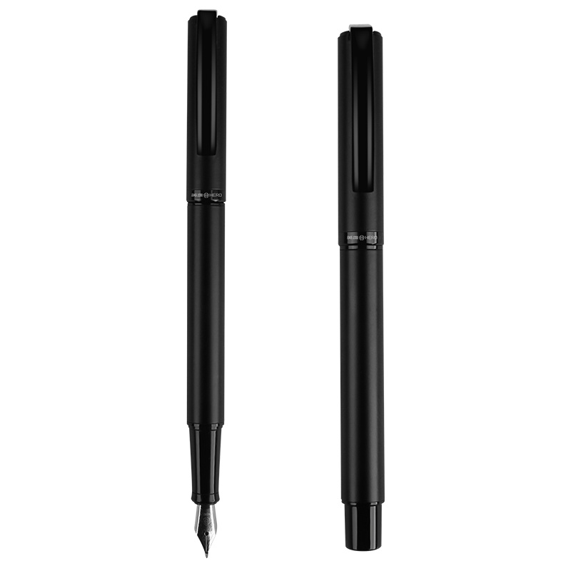 HERO/英雄H276美工钢笔弯尖弯头书法小学生硬笔男士练字暗尖0.8艺术签名签字瘦金体墨囊可替换
