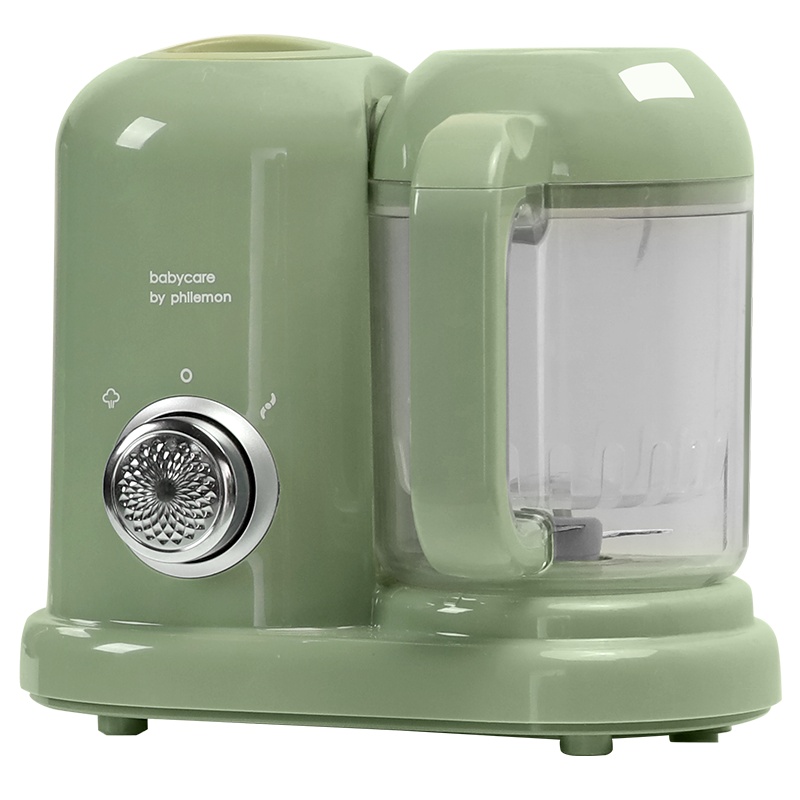 babycare宝宝辅食机料理机 蒸煮搅拌一体机 搞拌机婴儿迷你辅食机 爵士绿 4520