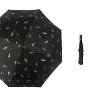 ZHMD新款黑胶晴雨伞 随机颜色