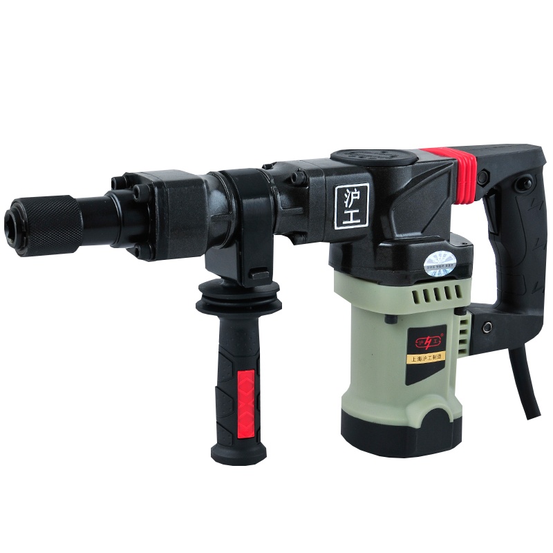沪工电动工具电镐单用工业级大功率混凝土打墙开槽冲击钻电锤电镐 工程款C858电镐(送尖钻头)