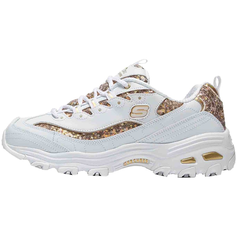 斯凯奇女鞋熊猫鞋D'LITES复古潮流时尚休闲运动鞋11916