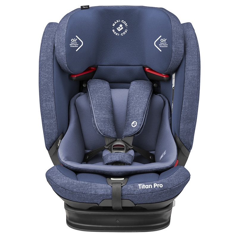 maxicosi汽车儿童安全座椅睿智小巨人9个月-12岁AirProtect技术Titan Pro(游牧蓝)