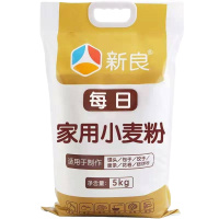 新良每日家用小麦粉5kg面粉家用 包子馒头面粉专用粉 新良面粉