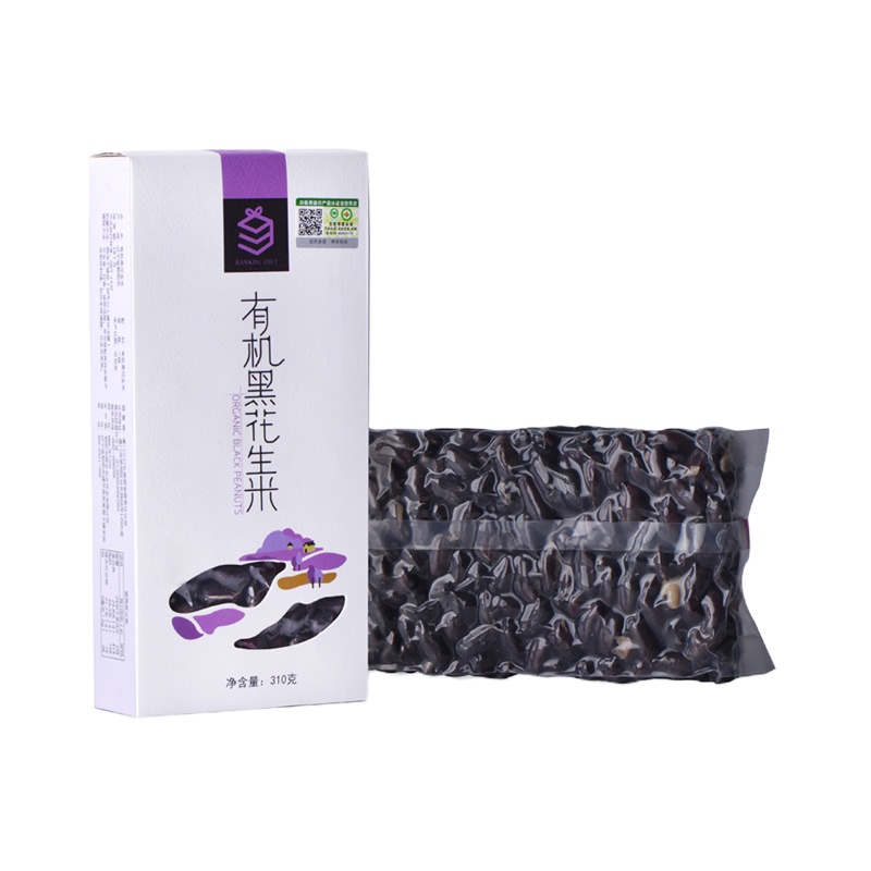 三口礼有机黑花生米 有机杂粮