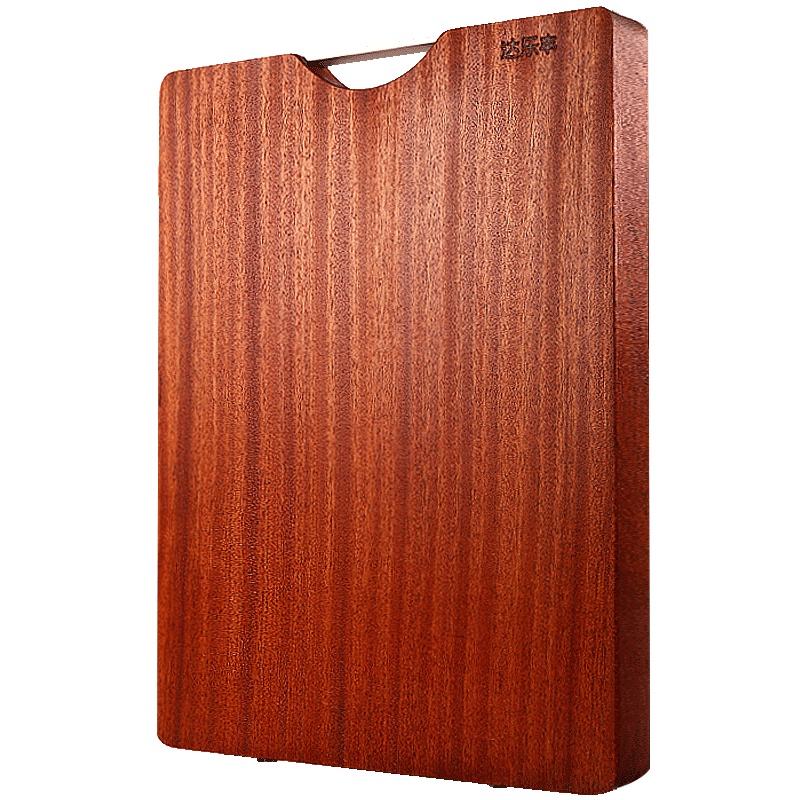 达乐丰 木质 菜板 40*30*3CM 乌檀木 长方形整木菜板 厨房砧板 实木家用切菜板 加厚案板 刀板面板