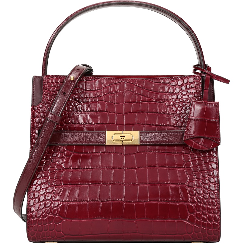 TORY BURCH 托里·伯奇 TB女包 LEE RADZIWILL系列 皮革手提单肩包小号 75180