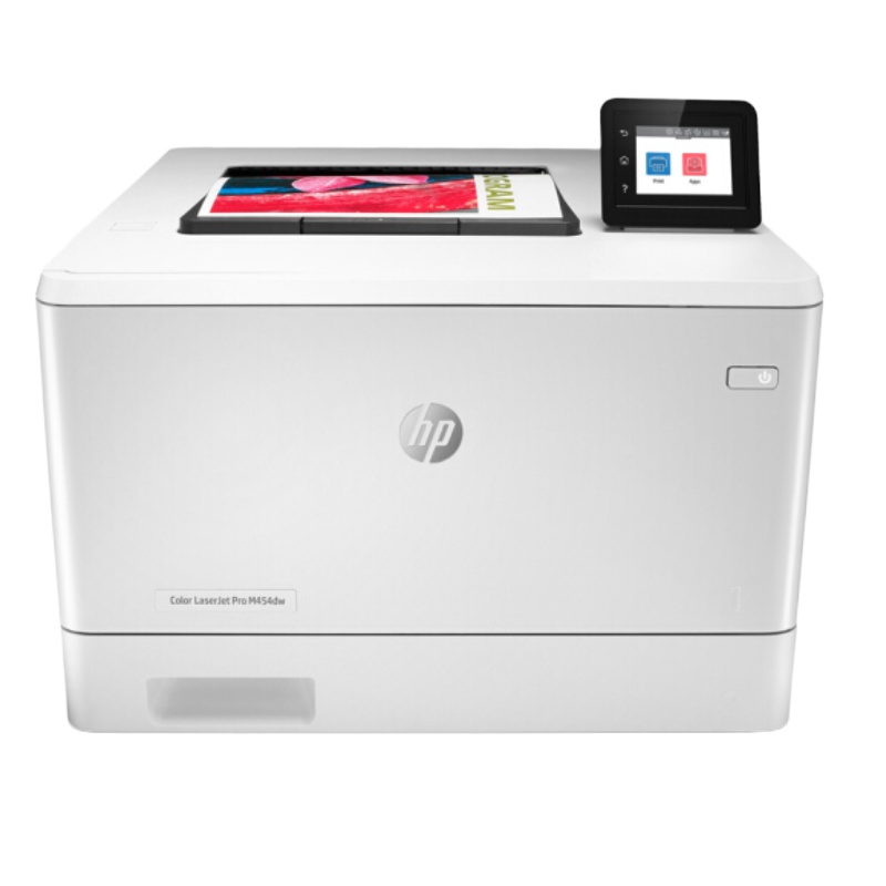 惠普（HP）M454dw彩色激光双面打印机 彩色打印 液晶显示屏 自动双面打印 无线连接
