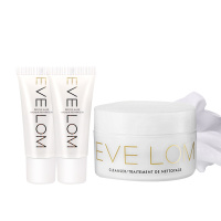 EVE LOM 经典洁颜霜100ml清洁卸妆膏+亮彩洁净面膜15m*2