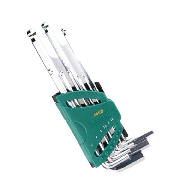 世达(SATA) 09105 9件加长球头内六角扳手组套
