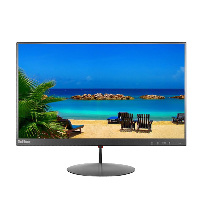 联想(ThinkVision)X23 23英寸纤薄窄边框 高清分辨率 全金属支架 电脑显示器(HDMI/VGA接口)