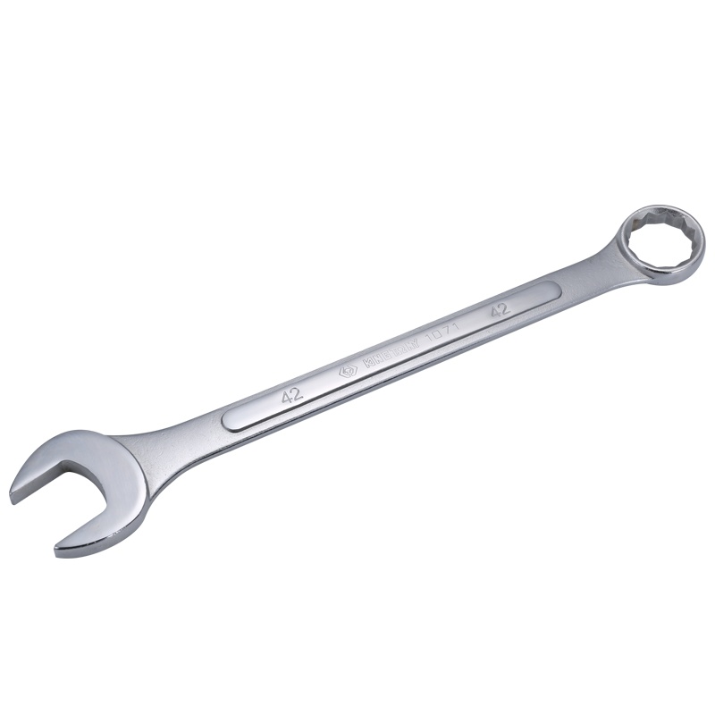 藍帶 全抛光两用梅开复合扳手 1071-42