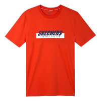 Skechers斯凯奇男装夏季新款短袖T恤衫字母印花 SDAMS18B006-A17