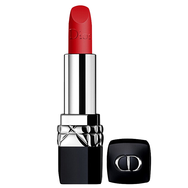迪奥(Dior) 烈焰蓝金#999 哑光正红 口红烈艳蓝金魅惑粉漾闪亮女士唇膏口红3.5g【热卖送礼优选 赠精美礼品袋】