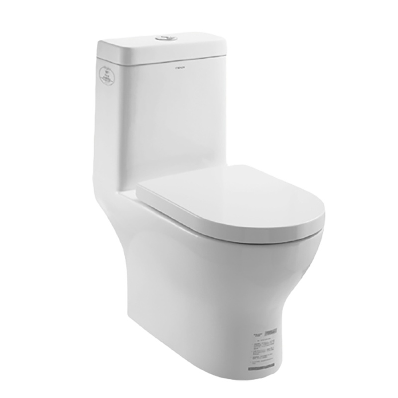 法恩莎马桶 家用卫浴缓降盖板冲水抽水坐便器虹吸式座便器 FB1668