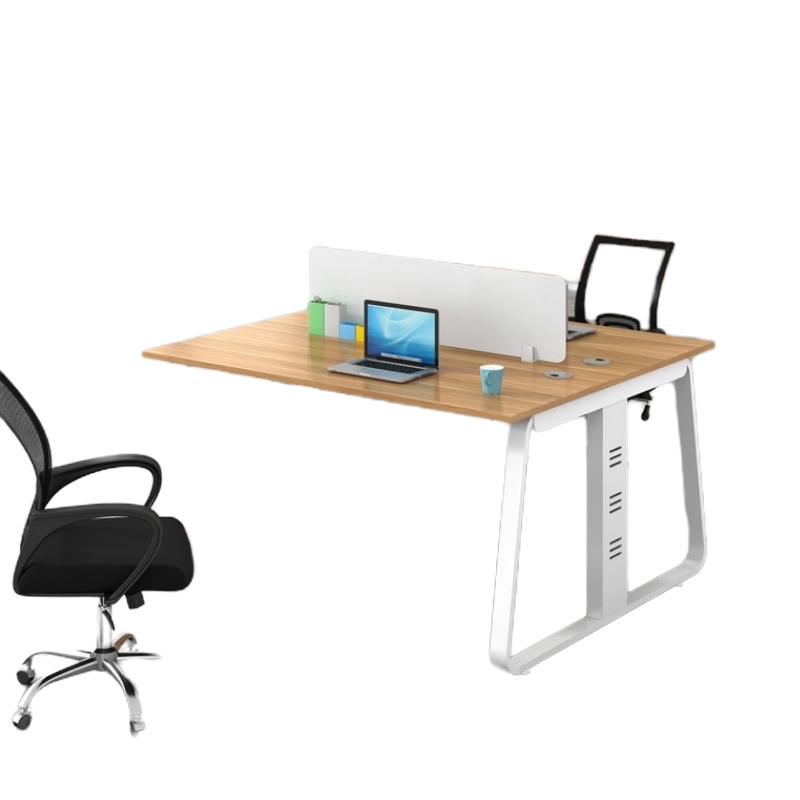 顶鸿DH-HY0334办公桌组合 职员办公桌椅 屏风工作位 简约现代 双人位+柜