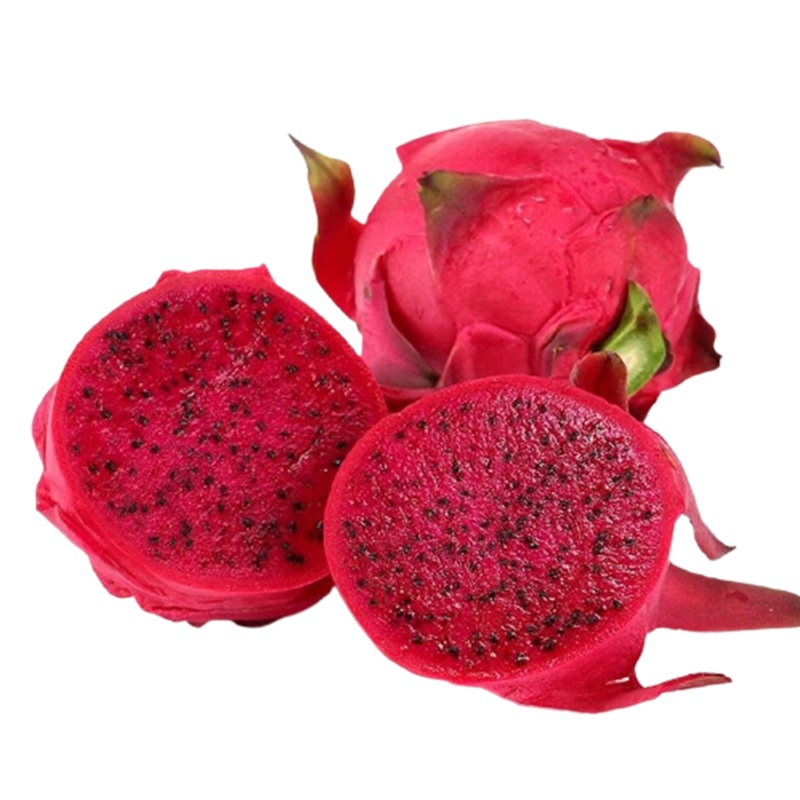 [西沛生鲜]顺丰快递 越南进口火龙果 红心火龙果 净重3斤装 单果500g左右 3-5个 箱装 热带水果