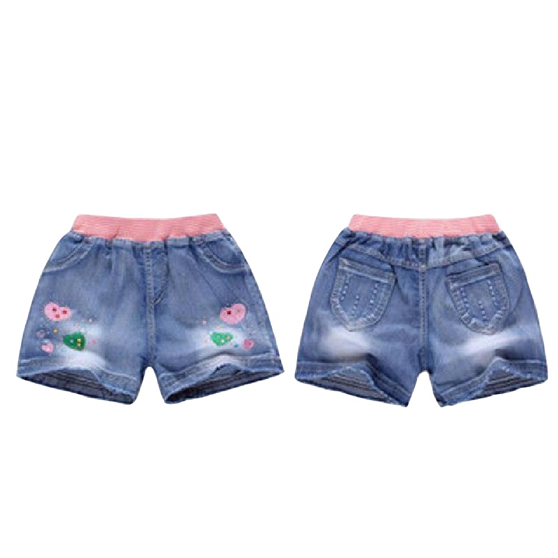 女童夏装牛仔短裤 2019中大童三分裤 宝宝夏季短裤子 宽松 薄 臻依缘