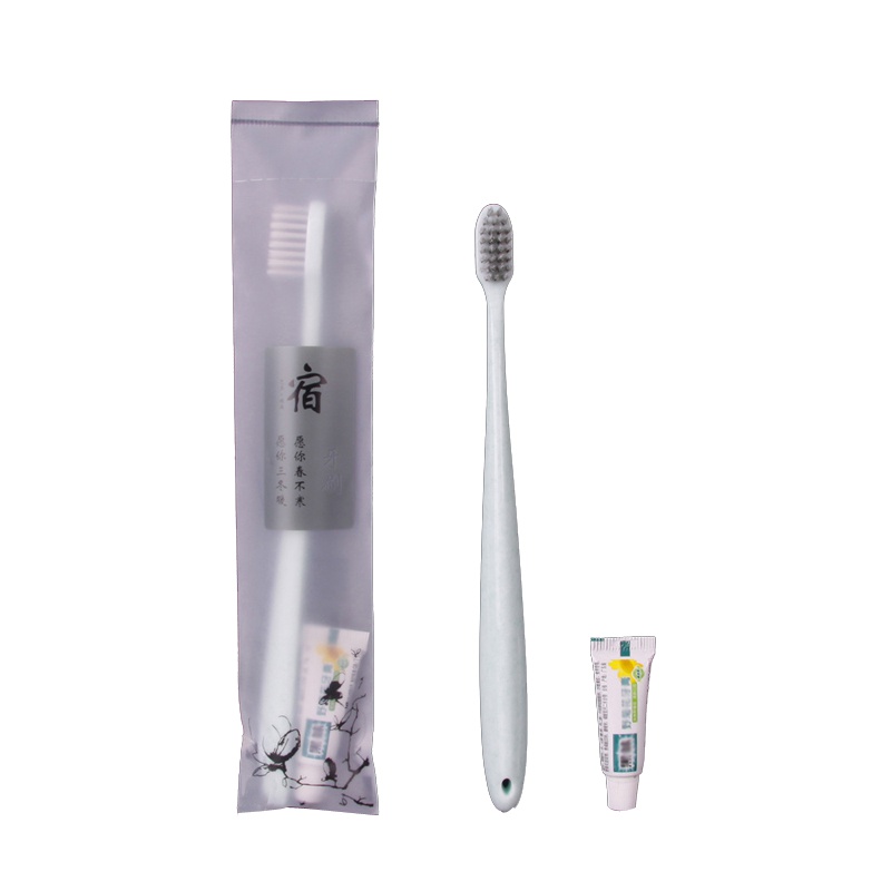 一次性牙刷牙膏套装高档民宿酒店洗漱用品客栈一次性竹牙刷定制B2B商品