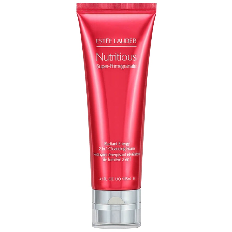 [国内专柜版]雅诗兰黛鲜活亮采红石榴二合一洁面乳125ml 净澈毛孔 深层排浊 清洁面膜两用