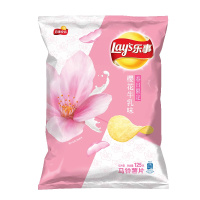 乐事樱花牛乳味薯片125克/袋