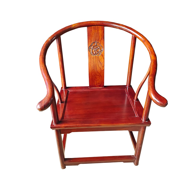 涡润+实木太师椅书法椅圈椅+GR283