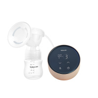 [618预售]babycare电动吸奶器产后电动按摩挤奶器吸力大无痛集奶器静音便携 香槟粉 6680