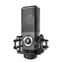 十盏灯W11-V10黑色蓝牙版网红直播设备声卡套装手机唱歌专用全套主播喊麦装备电容麦克风通用录音抖修音k歌跑调神器快手