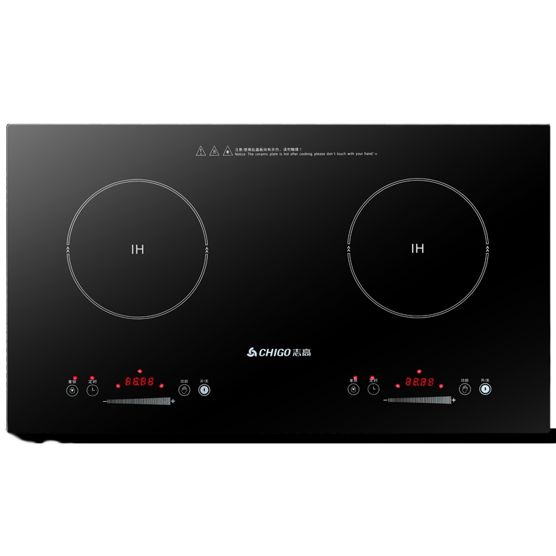 触屏嵌入式双头电磁炉