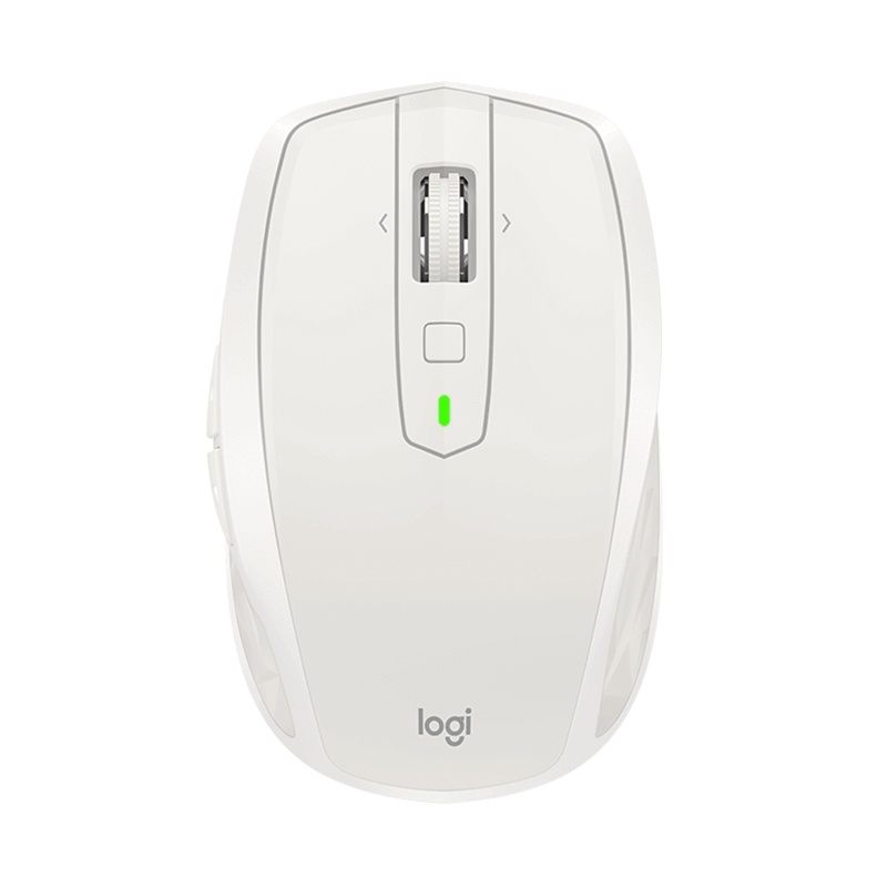 罗技(Logitech)MX Anywhere 2S无线蓝牙光电鼠标USB台式机笔记本办公游戏跨屏传输双模式连接-哑光白