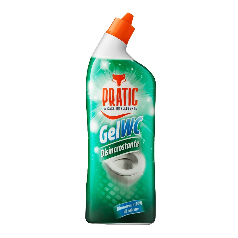 PRATIC狐狸爸爸去重垢洁厕剂750ML 意大利进口强力除垢除臭去异味家用厕所马桶清洁剂